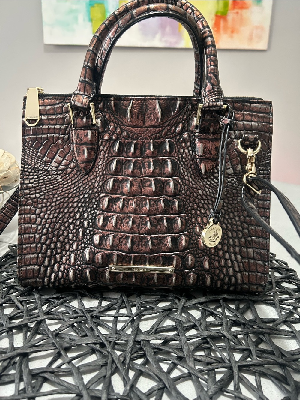 Brahmin Small Camille Plum Melbourne